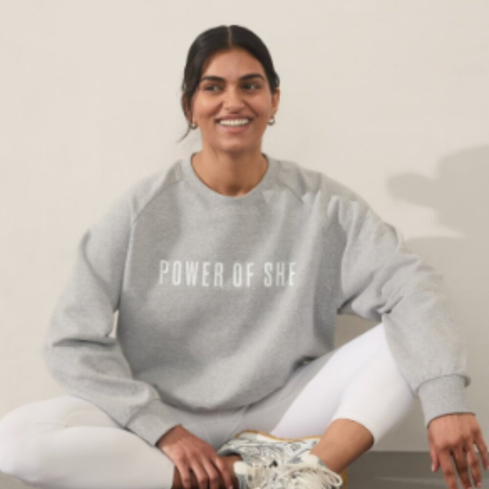 Athelta Power of She Crewneck